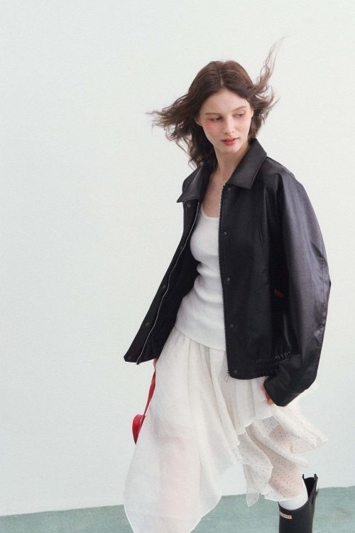 Moist Leather Jacket