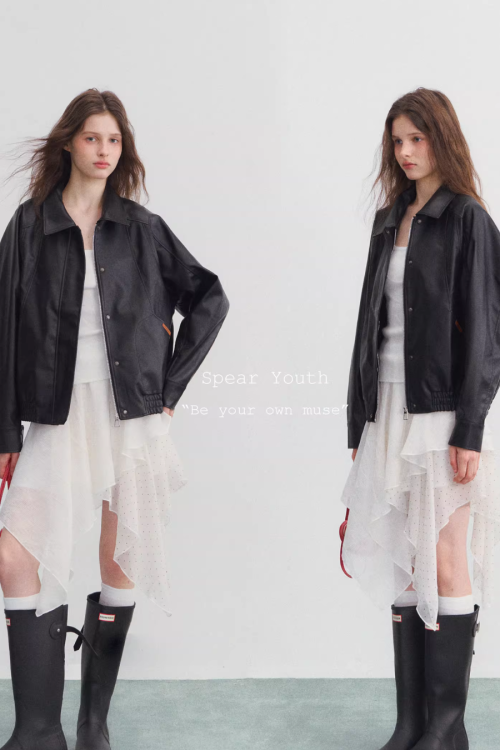 Moist Leather Jacket