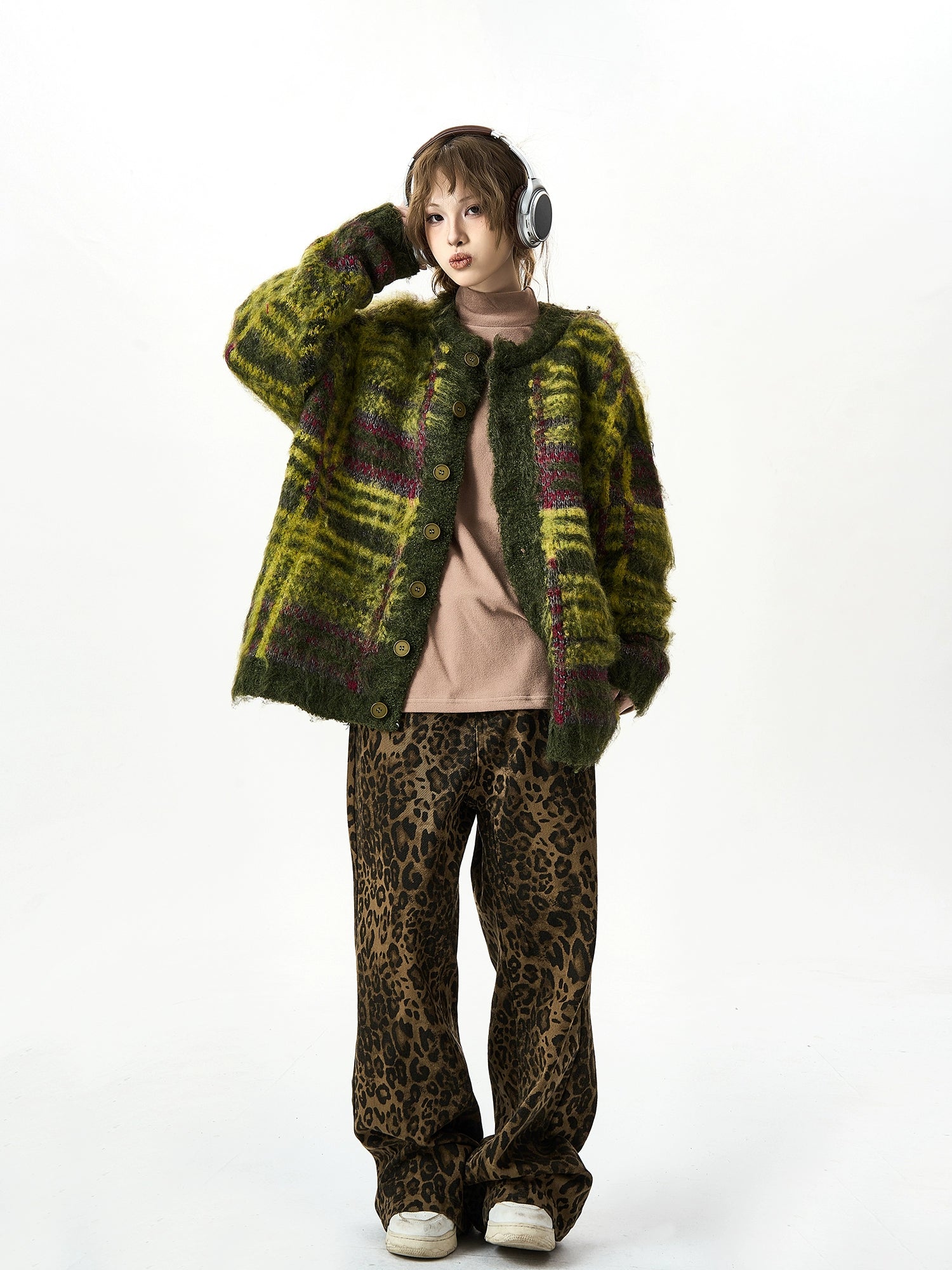 Multi Border Knit Cardigan Multi Border Knit Cardigan