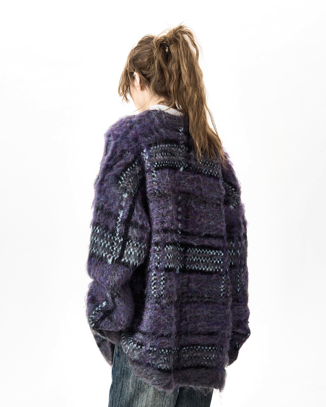 Multi Border Knit Cardigan Multi Border Knit Cardigan