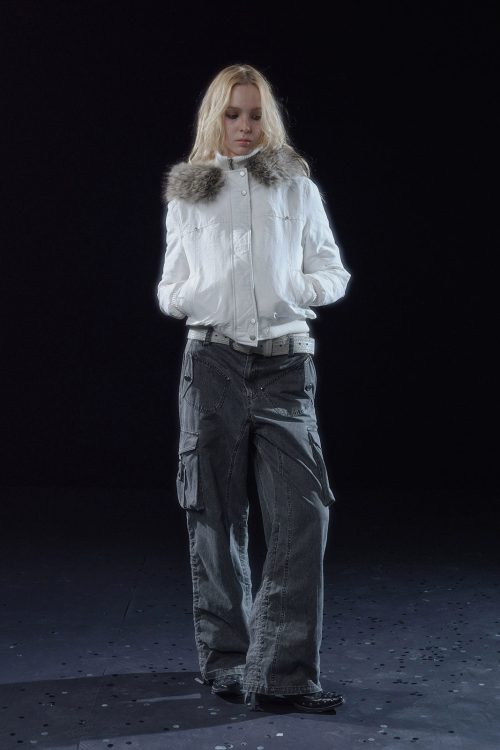 Multi Pocket Washed Cargo Pants