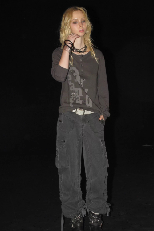 Multi Pocket Washed Cargo Pants