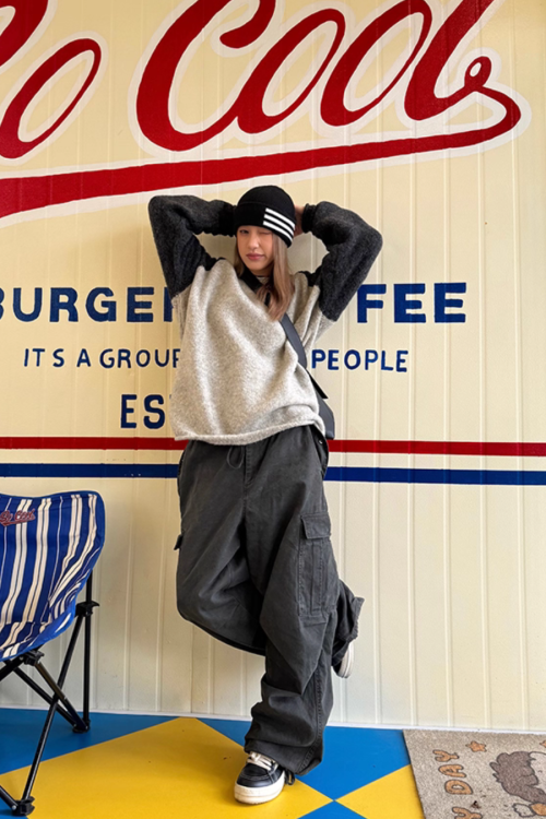 Multi Pocket Washed Work Pants