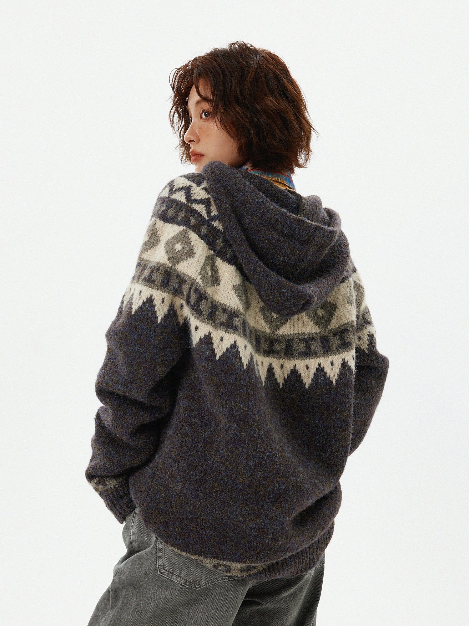 Nordic Duffle Button Knit Cardigan Nordic Duffle Button Knit Cardigan