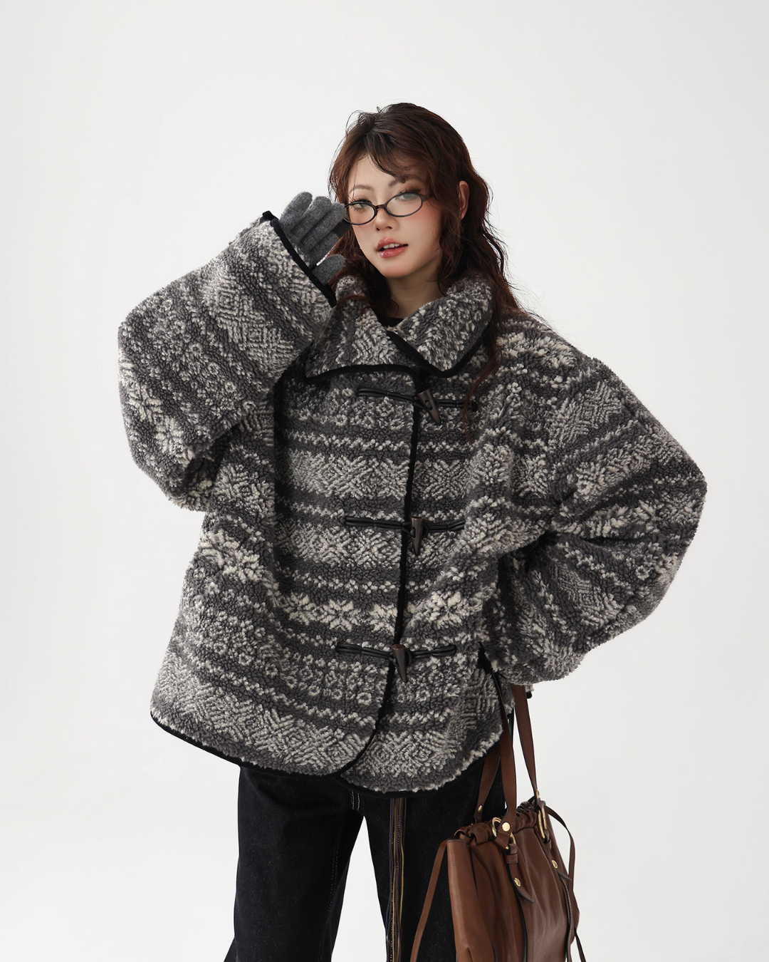 Nordic Pattern Fleece Jacket Nordic Pattern Fleece Jacket