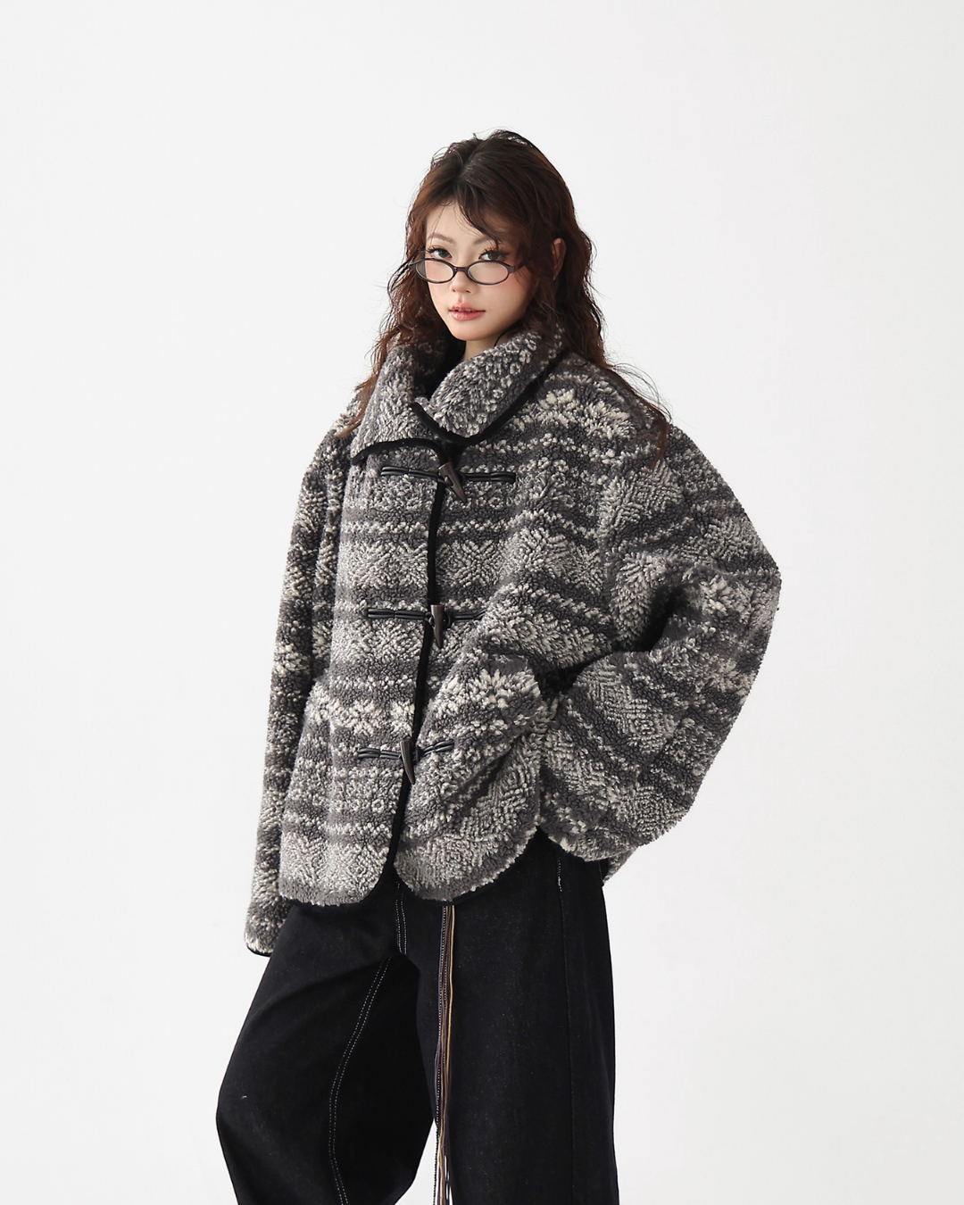 Nordic Pattern Fleece Jacket Nordic Pattern Fleece Jacket