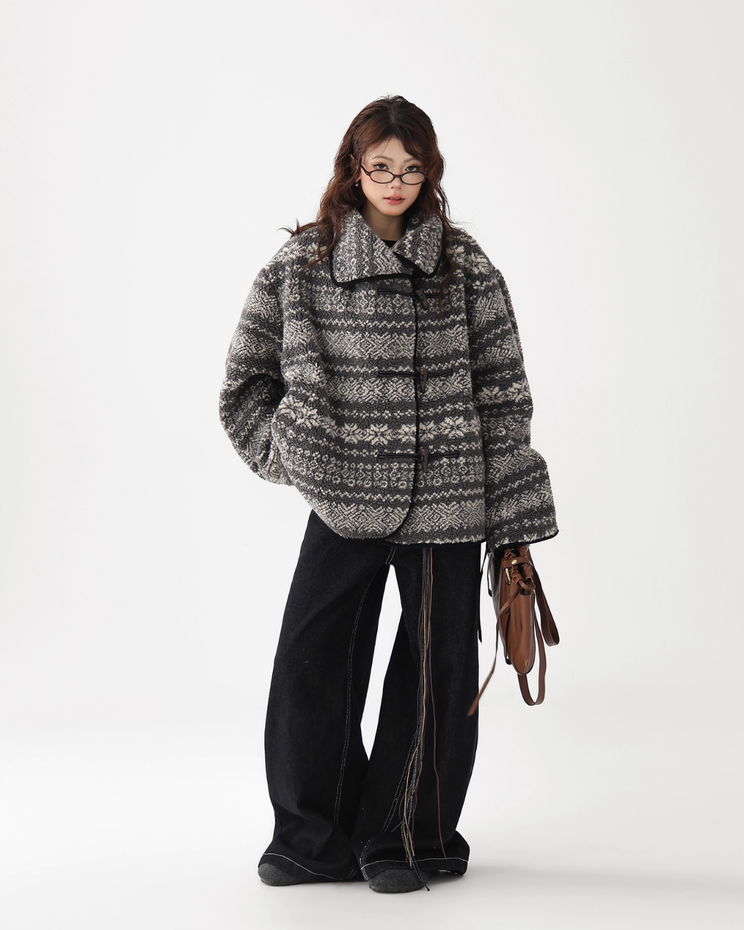 Nordic Pattern Fleece Jacket Nordic Pattern Fleece Jacket