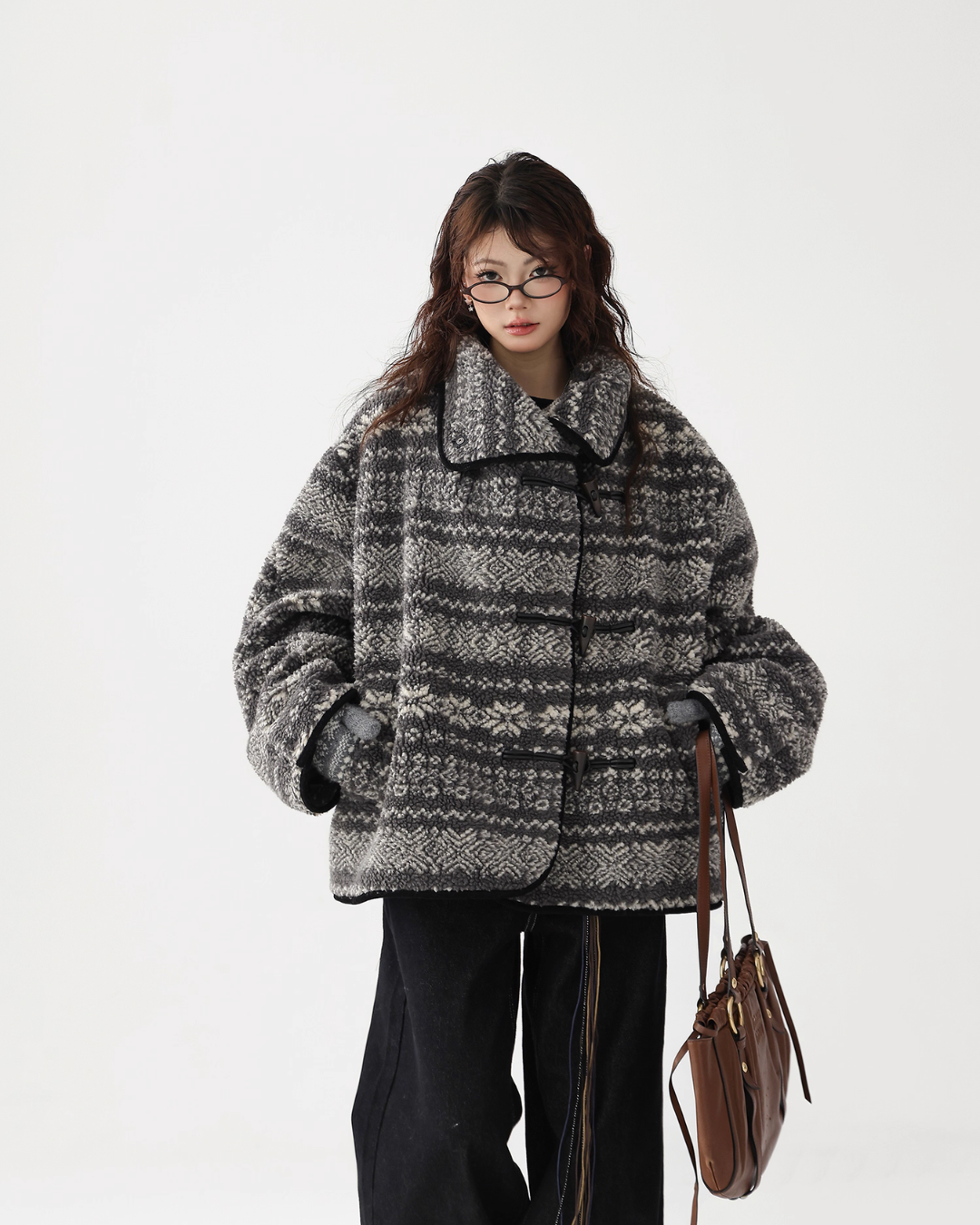 Nordic Pattern Fleece Jacket Nordic Pattern Fleece Jacket