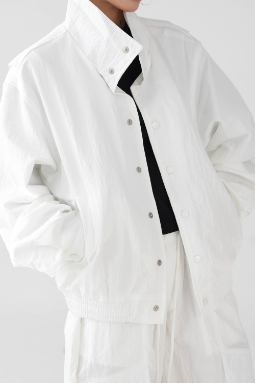 Nylon Casual Jacket / Nylon Wide Pants