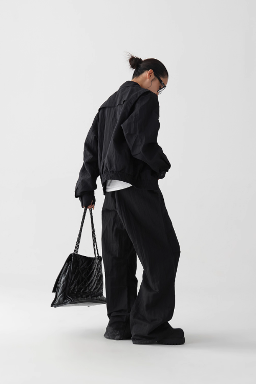 Nylon Casual Jacket / Nylon Wide Pants