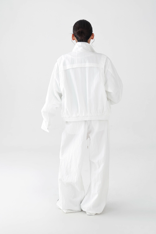 Nylon Casual Jacket / Nylon Wide Pants