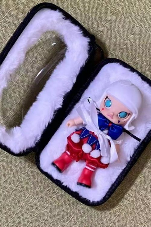 OB11 BJD Doll Bag with Clear Window for Plushies and Pins