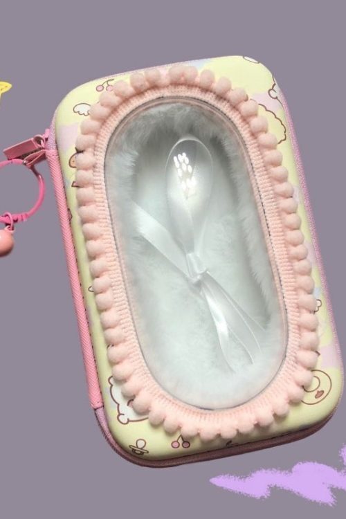 OB11 BJD Doll Bag with Clear Window for Plushies and Pins