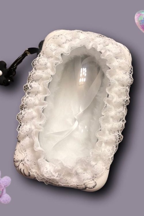 OB11 BJD Doll Bag with Clear Window for Plushies and Pins