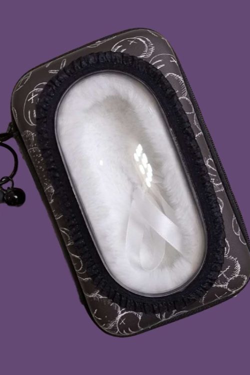 OB11 BJD Doll Bag with Clear Window for Plushies and Pins