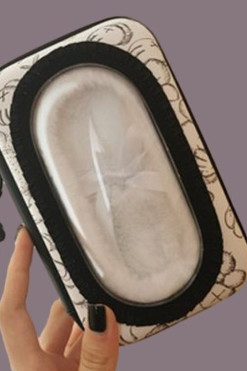 OB11 BJD Doll Bag with Clear Window for Plushies and Pins
