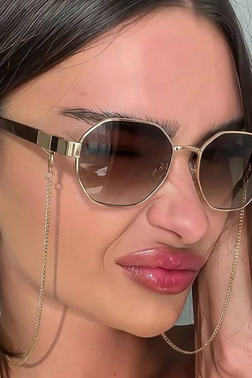 Octagonal Chain Sunglasses