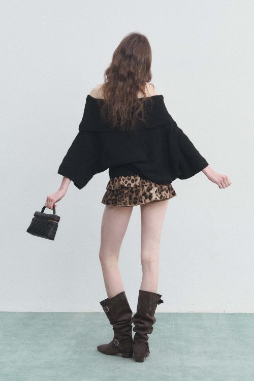 Off-Shoulder Knit Tops