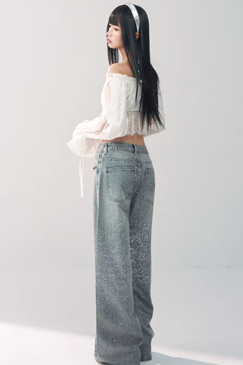 Off-Shoulder Lace Blouse