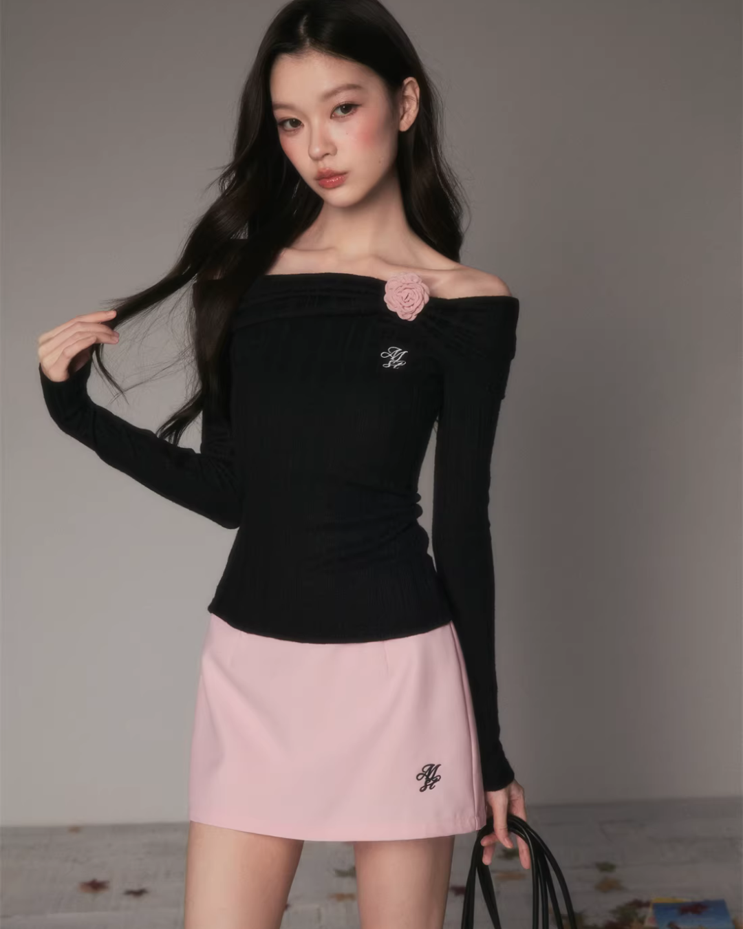 Off-Shoulder Long Sleeve Top Off-Shoulder Long Sleeve Top