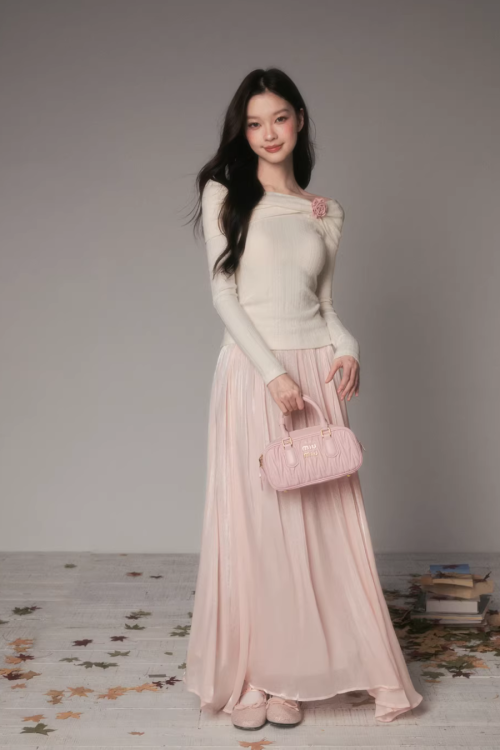 Off-Shoulder Long Sleeve Top