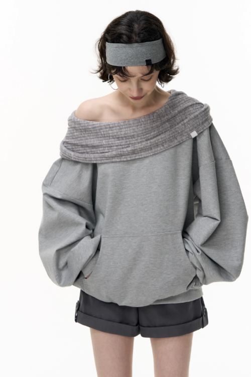 Off Shoulder Massive Sleeve Top