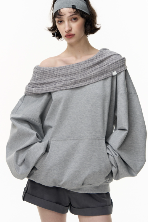 Off Shoulder Massive Sleeve Top