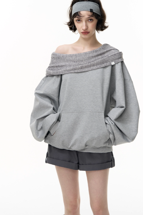 Off Shoulder Massive Sleeve Top