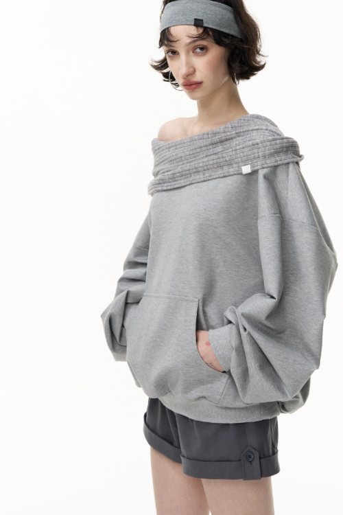 Off Shoulder Massive Sleeve Top