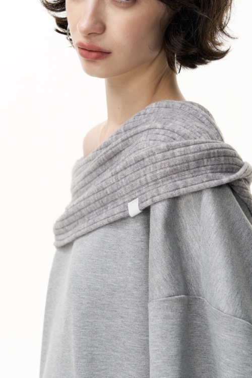 Off Shoulder Massive Sleeve Top