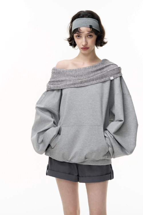 Off Shoulder Massive Sleeve Top