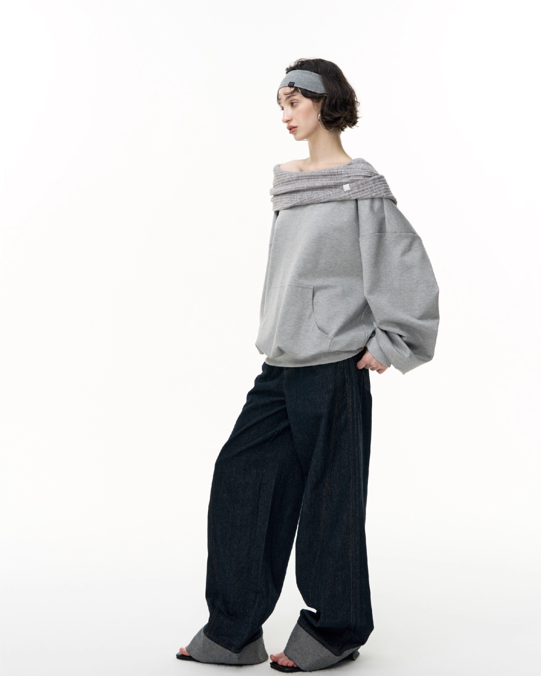 Off Shoulder Massive Sleeve Top Off Shoulder Massive Sleeve Top