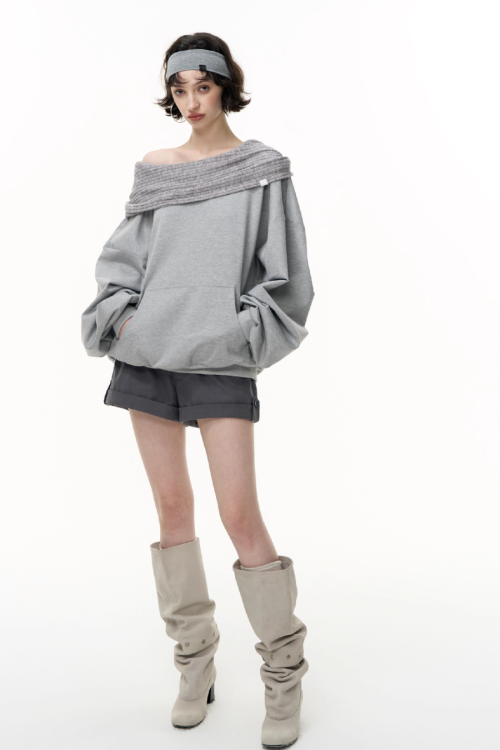 Off Shoulder Massive Sleeve Top