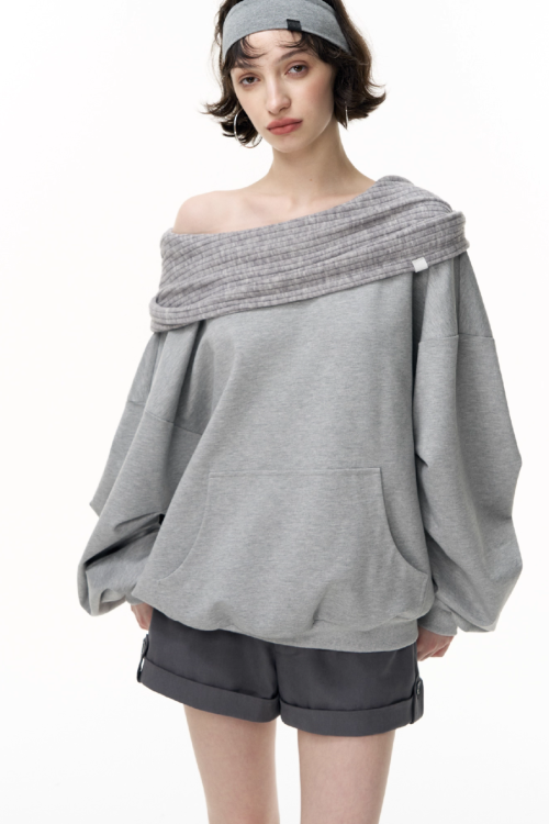 Off Shoulder Massive Sleeve Top