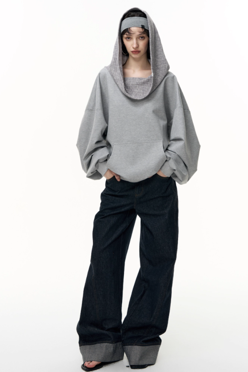 Off Shoulder Massive Sleeve Top