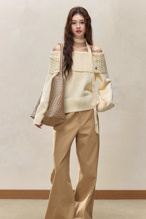 Off-Shoulder Tops / Wide Pants / Flared Long Skirts