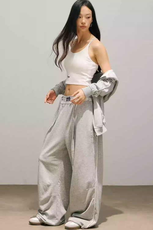 One Point Logo Zip Hoodie / Sweat Pants