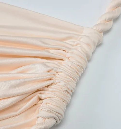 One Shoulder Ruched Maxi Dress