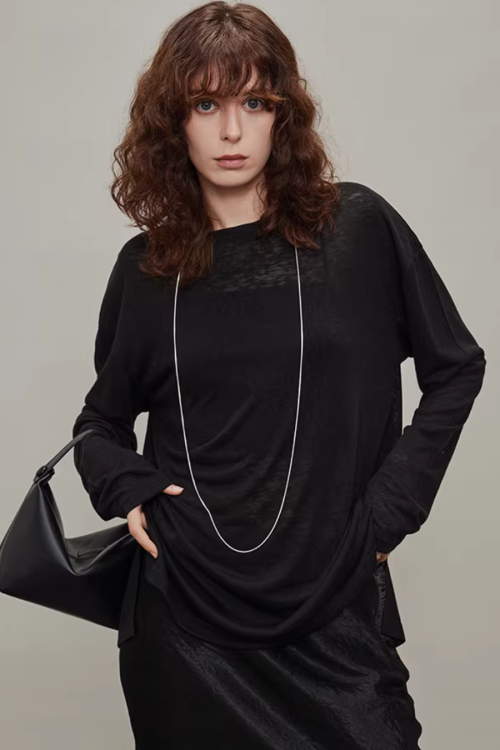 Oversized Batwing Sleeve T-Shirt