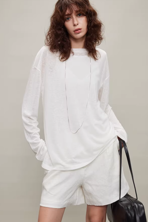Oversized Batwing Sleeve T-Shirt