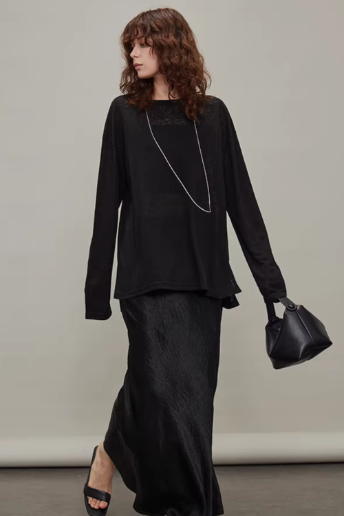 Oversized Batwing Sleeve T-Shirt