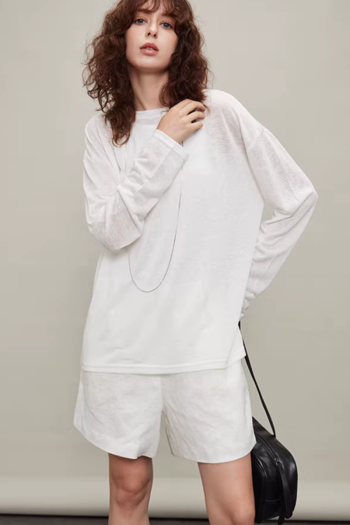 Oversized Batwing Sleeve T-Shirt