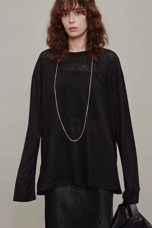 Oversized Batwing Sleeve T-Shirt