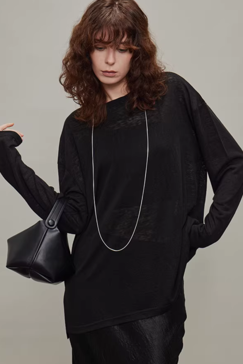 Oversized Batwing Sleeve T-Shirt