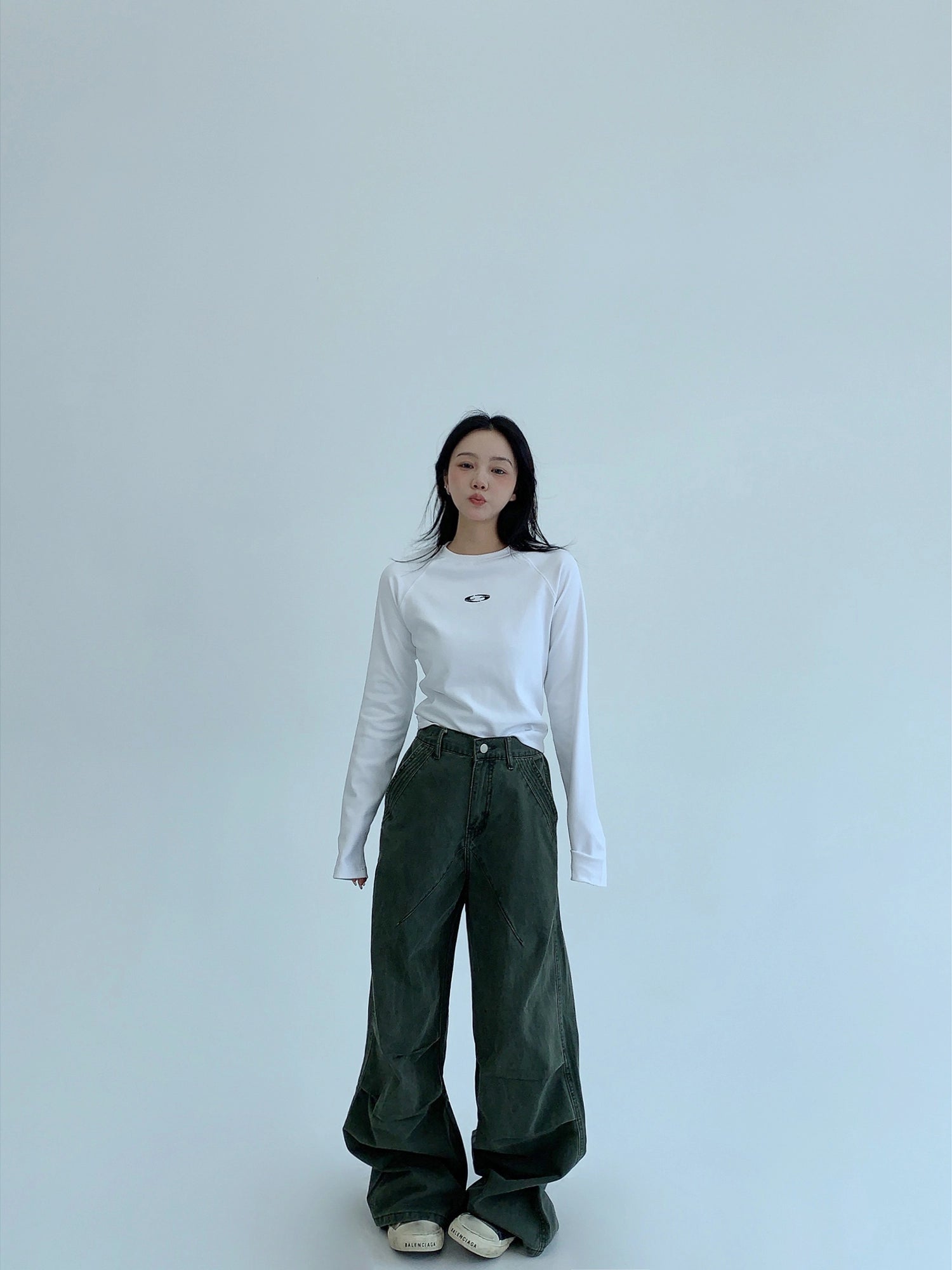 Oversized Denim Cargo Pants Oversized Denim Cargo Pants