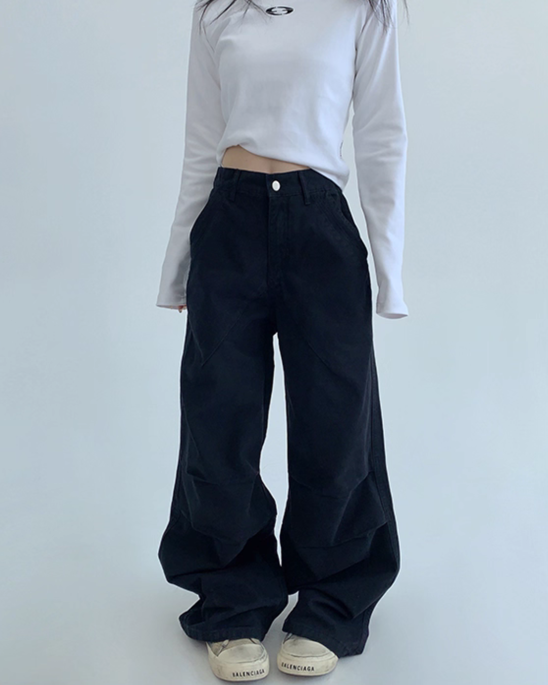 Oversized Denim Cargo Pants Oversized Denim Cargo Pants
