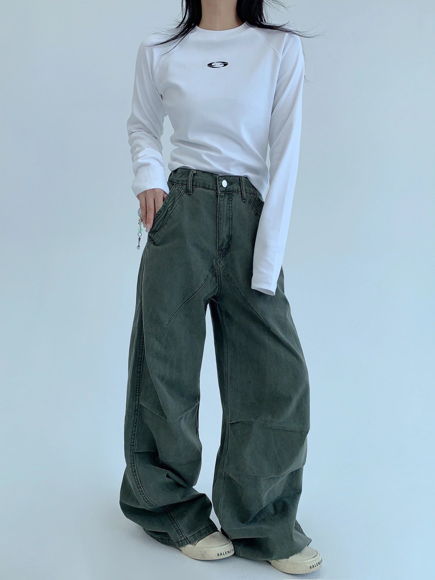Oversized Denim Cargo Pants Oversized Denim Cargo Pants