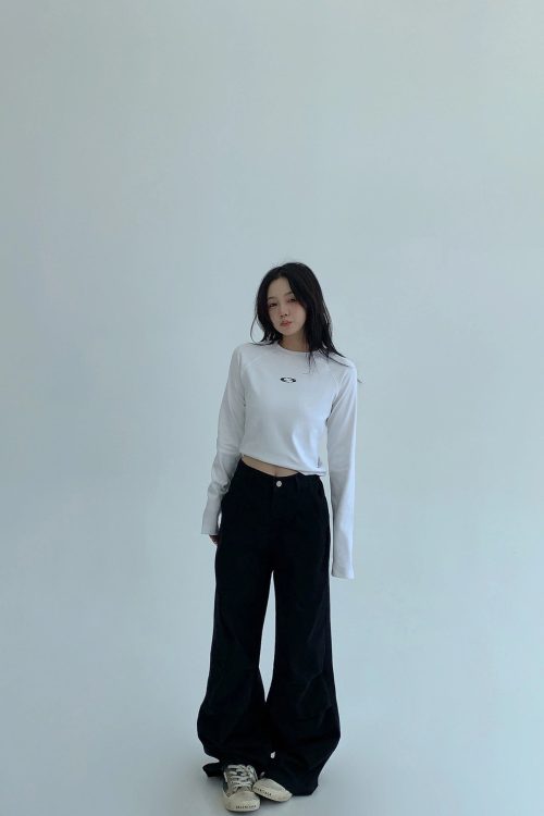 Oversized Denim Cargo Pants