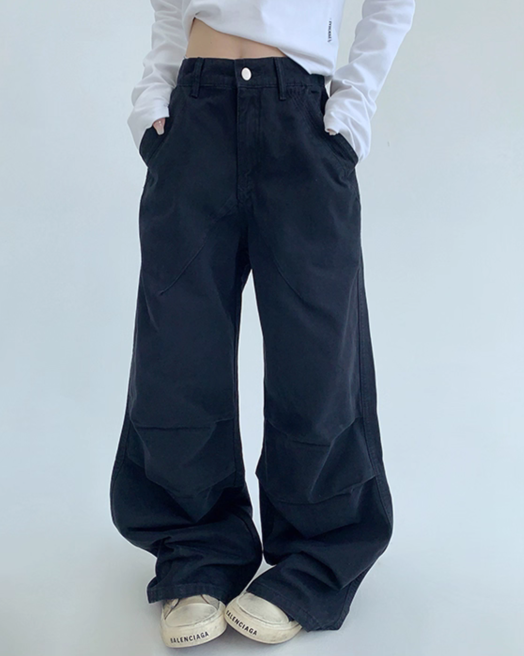 Oversized Denim Cargo Pants Oversized Denim Cargo Pants