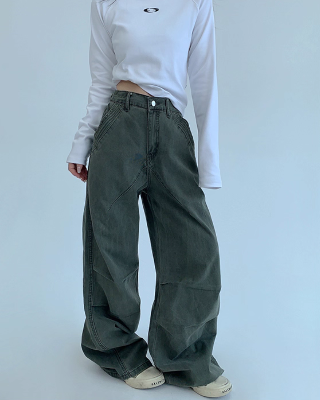 Oversized Denim Cargo Pants Oversized Denim Cargo Pants